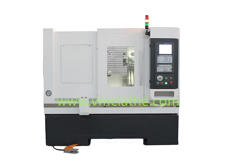 Advanced TCK40M CNC lathe machine large slant bed cnc with live tool