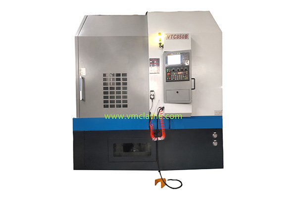 Vertical CNC lathe for machining automotive parts with precision and accuracy