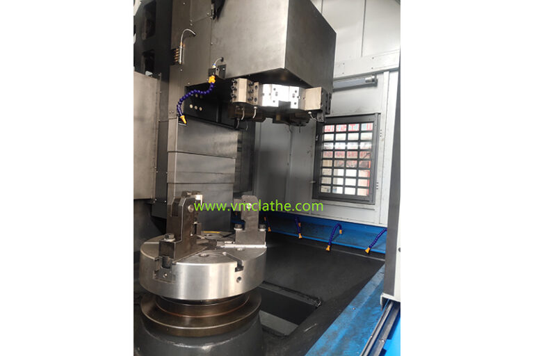 Vertical-CNC-lathe-for-precision-part-production