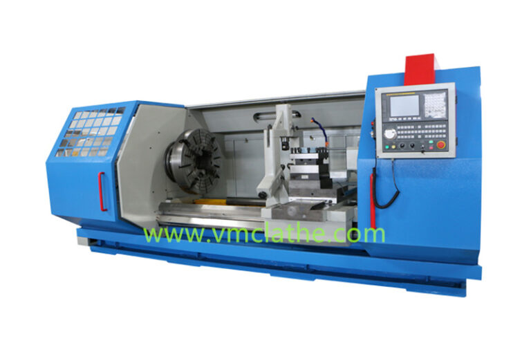 cnc-lathe-machine-for-pipe-threading-with-big-bore-and-chip-conveyor