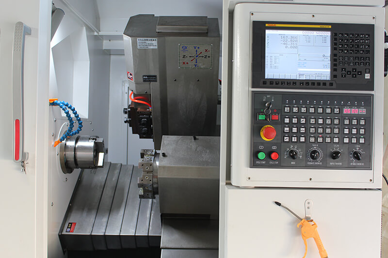 slant bed cnc lathe machine for Curved surfaces and special-shaped parts