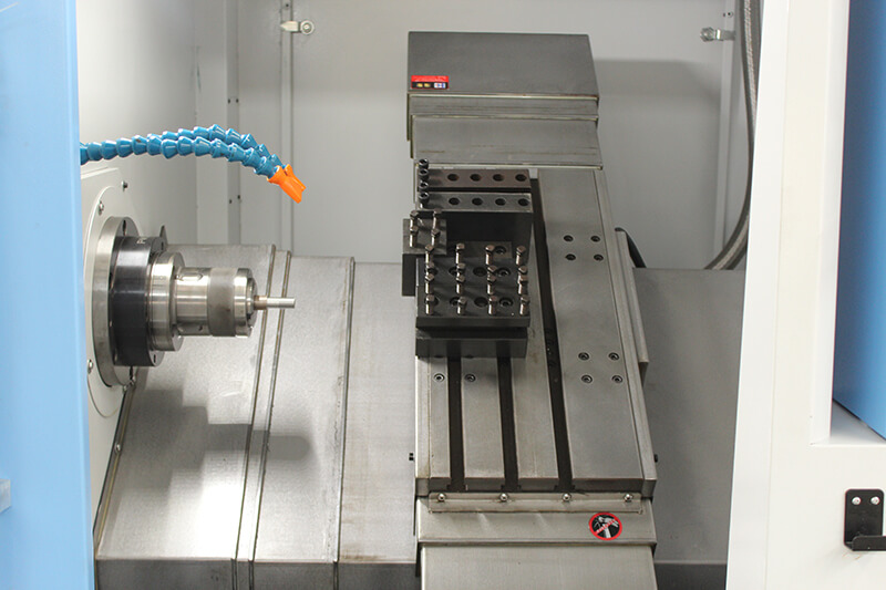 slant bed cnc lathe machine for flanges