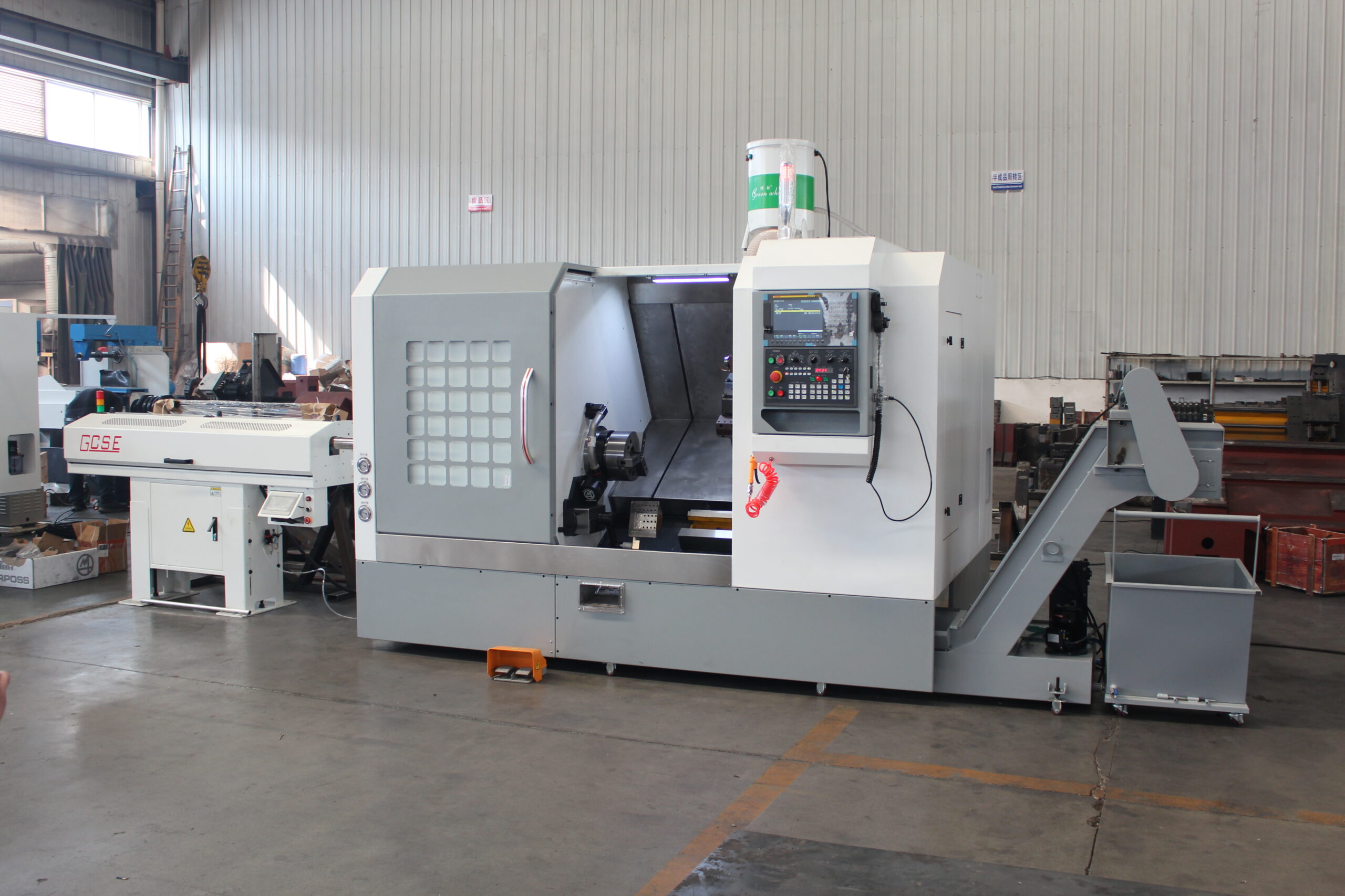 inclined bed cnc lathe machine