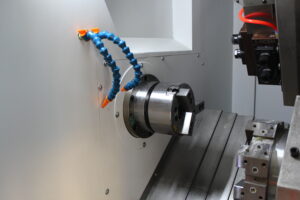 slant bed cnc lathe machine with live tools