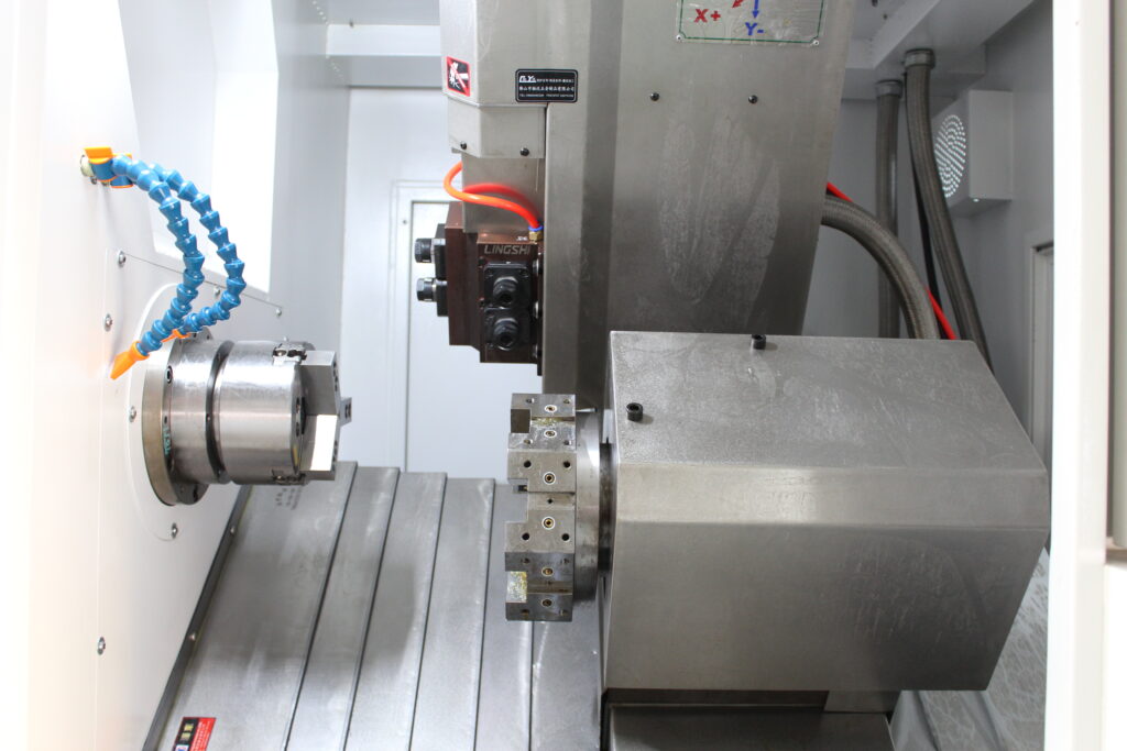 slant bed cnc lathe machine with live tools