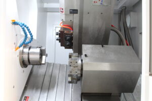 slant bed cnc lathe machine with live tools