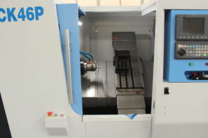 slant bed cnc althe machine with live tool and gang type tools