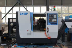 slant bed cnc althe machine with live tool and gang type tools