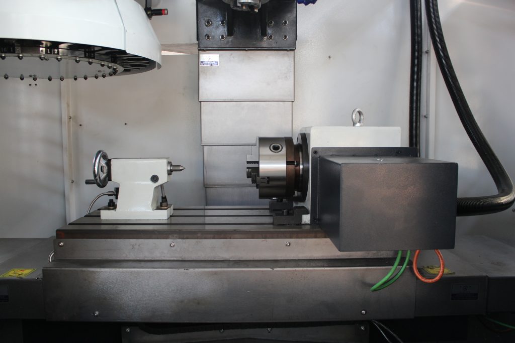 small mini size cnc machining center with 4th axis