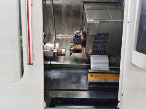 slant bed cnc lathe machine with live turret and Y axis