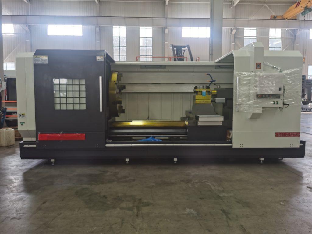 heavy duty cnc lathe machine CK61125 for heavy cutting