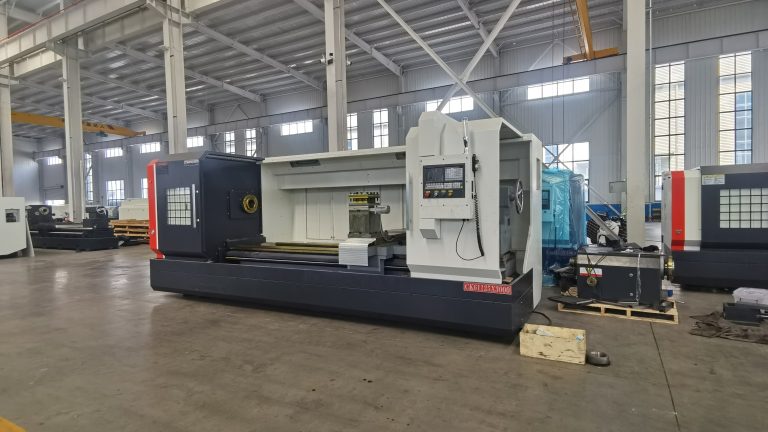 heavy duty cnc lathe machine CK61125 for heavy cutting