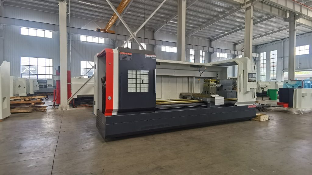 heavy duty cnc lathe machine CK61125 for heavy cutting