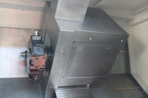 slant bed cnc lathe machine live turret and Y axis