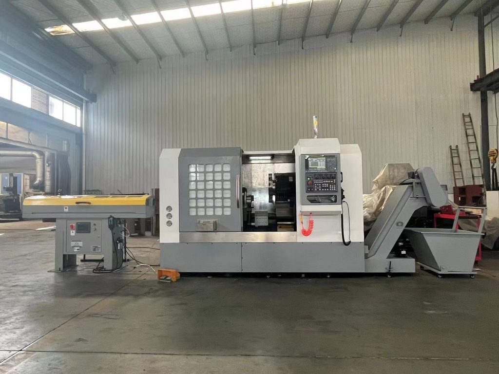 slant bed cnc lathe machine with live turret and Y axis