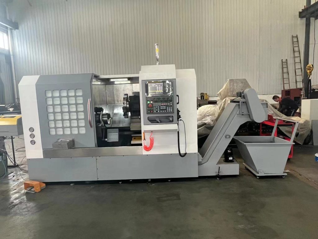 slant bed cnc lathe machine with live turret and Y axis